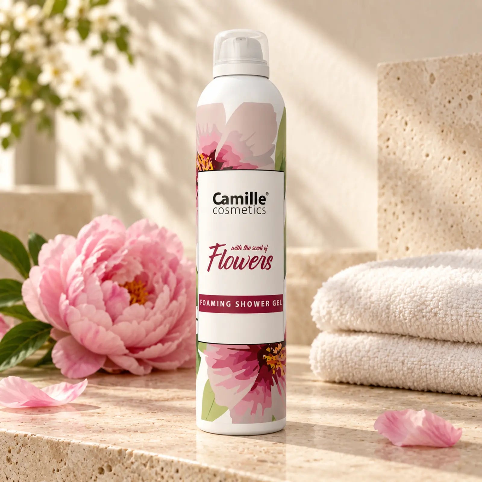 Schuimende douchegel - Bloemen - 200ml