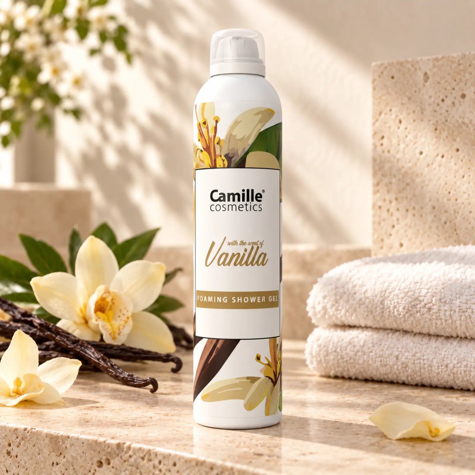 Schuimende douchegel - Vanille - 200ml