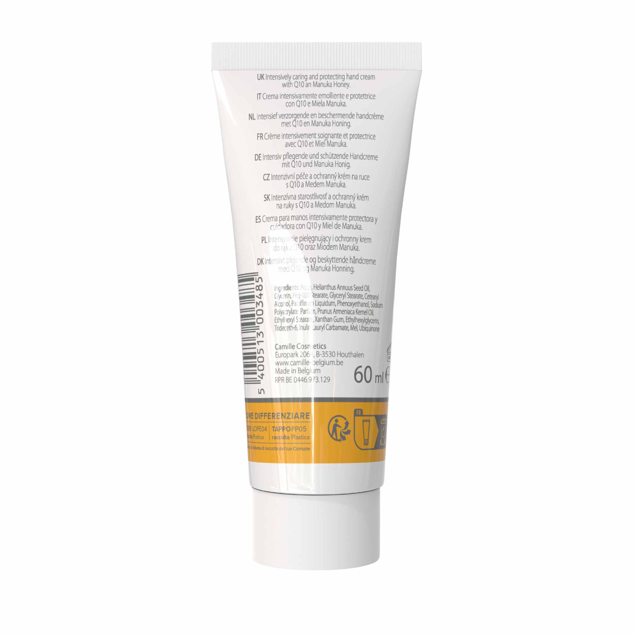 Camille-cosmetics-intensive-hand-cream-handcreme-creme-mains-Q10-manuka-honey-honing-60ml-2