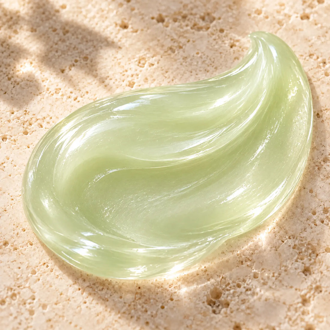 Camille light green vaseline texture