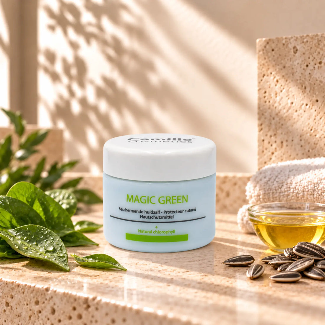 Camille Cosmetics magic green